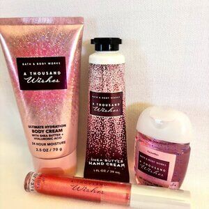 Bath & Body Works -A THOUSAND WISHES FRAGRANCE SET- NWT
